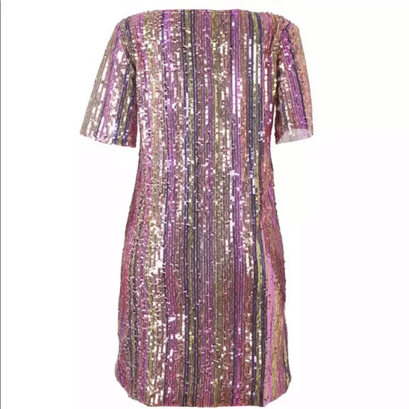 Multi Color Sequined Dress - Picture 5 of 5